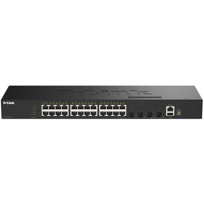 D-Link DGS-1530-28/E Switch de Red de 28 Puertos, 24 Gigabit y 4 10G SFP+ D-Link DGS-1530-28/E Switch de Red de 28 Puertos, 24 Gigabit y 4 10G SFP+